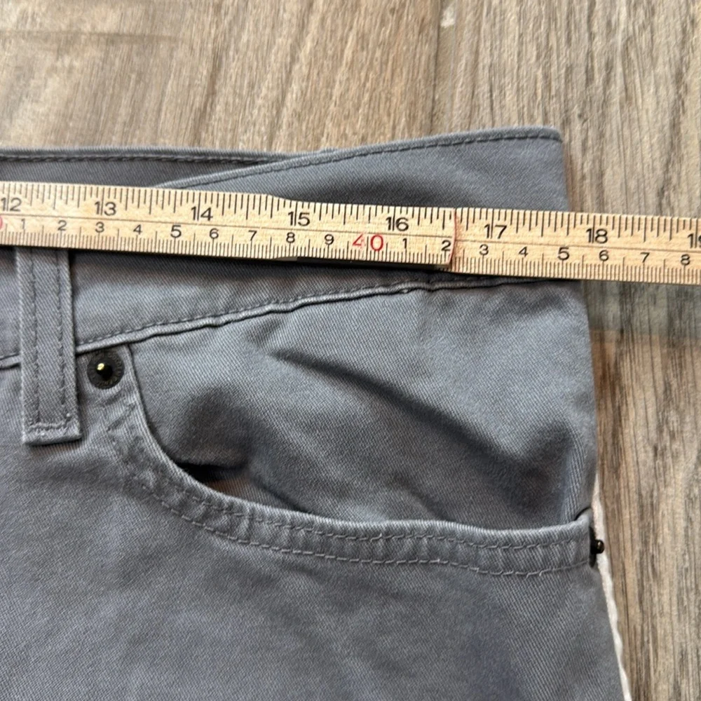 Golden Denim Men’s Gray and‎ White Zipper Ankle Pant Size 36